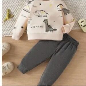 NEW Dinosaur Print Baby Outfit 9-12M